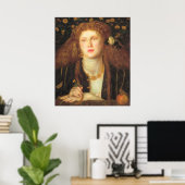 Poster Bocca Baciata - Dante Gabriel Rossetti (Bureau à domicile)