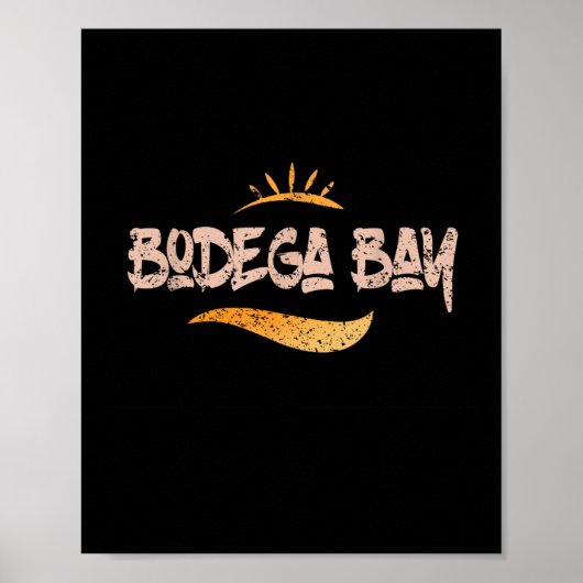 Poster Bodega Bay Californie mode de rue (Devant)