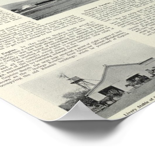 Poster Bodega, Californie (Coin)