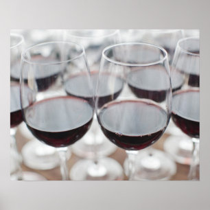 Poster Bodega Marques de Riscal, dégustation de vin