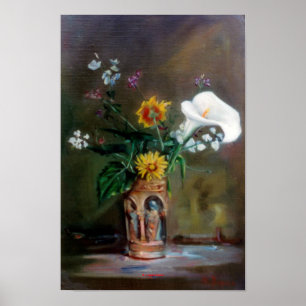 Poster Bodegón de flores