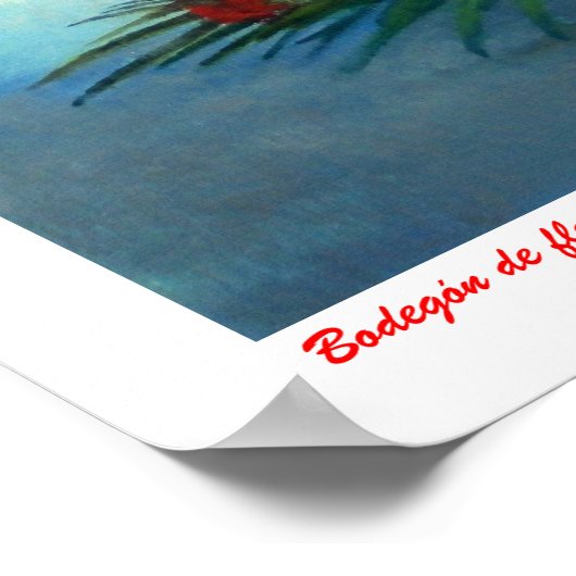 Poster Bodegón de flores/Nature morte des fleurs (Coin)