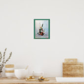 Poster Bodegón de flores/Nature morte des fleurs (Cuisine)