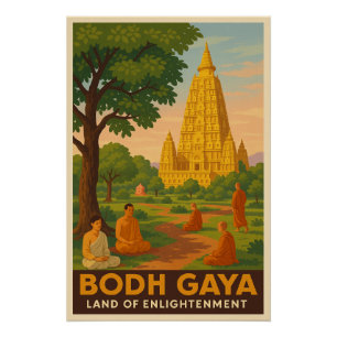 Poster Bodh Gaya - Terre des Lumières