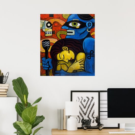 Poster Bodhisattva (Bureau à domicile)