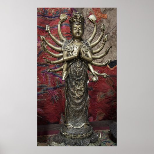POSTER BODHISATTVA MILLE ARMÉS KANNON (Devant)