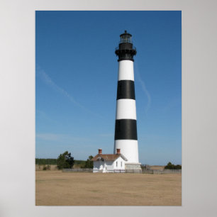 Poster Bodie Island Lighthouse Outer Banks NC Imprimer