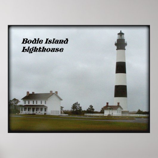 POSTER BODIE ISLAND LIGHTHOUSE-POSTER (Devant)