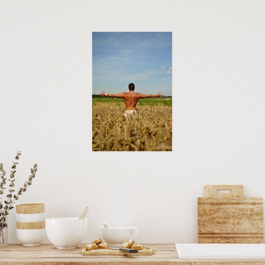 Poster Bodybuilder (Cuisine)