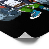 Poster Bodybuilding Et Poids Conçus Plan Fitness (Coin)