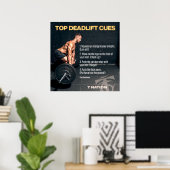 Poster Bodybuilding Gym entraînement Motivationnel (Bureau à domicile)