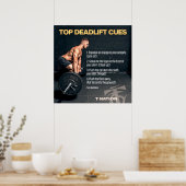 Poster Bodybuilding Gym entraînement Motivationnel (Cuisine)