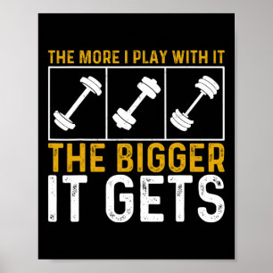 Poster Bodybuilding Gym entraînement Muscles d'haltérophi