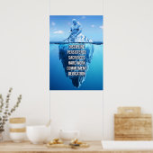 Poster Bodybuilding Iceberg Sculpture Motivation (Cuisine)