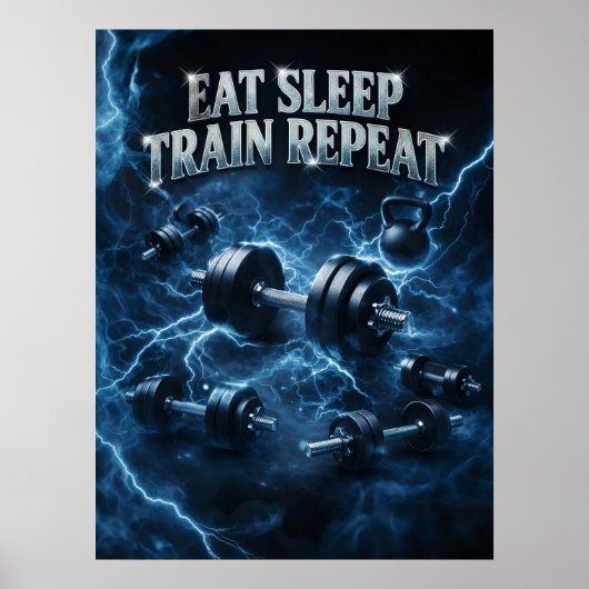 Poster Bodybuilding Iron Thunder (Devant)