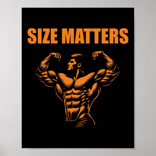 Poster Bodybuilding - Size S Sticker (Devant)