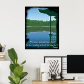 Poster Boeddha Pure Quote (Thuiskantoor)