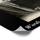 poster boekwinkel, piepende wv echte boeken (Hoek)