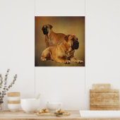 Poster Boerboel - Mastiff sud-africain (Cuisine)