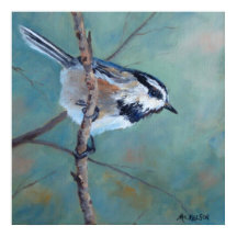Boeuf d'art en chickadee Imprimer
