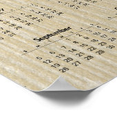 Poster Bœuf d'eau enfant Calendrier chinois du Nouvel An (Coin)