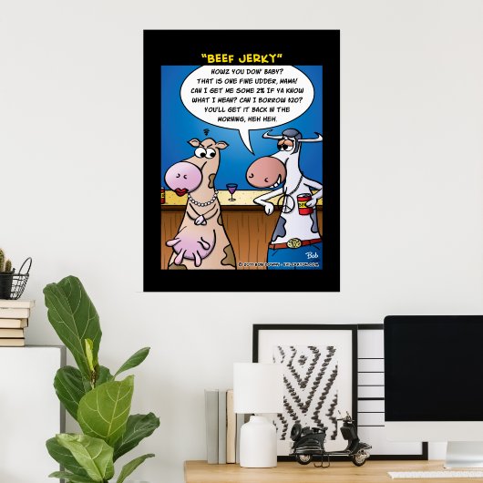 Poster "Boeuf Jerky" (Bureau à domicile)