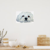 Poster Bogart the Maltese Canvas Print (Cuisine)