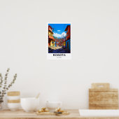Poster Bogota Colombia Travel Print (Cuisine)