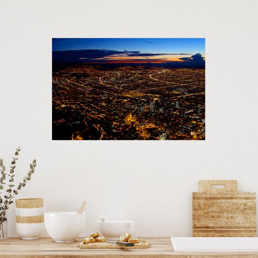 Poster Bogota Colombie Voyage (Cuisine)