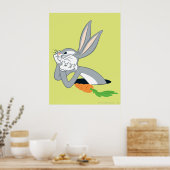 Poster BOGS BUNNY™ avec carotte (Cuisine)