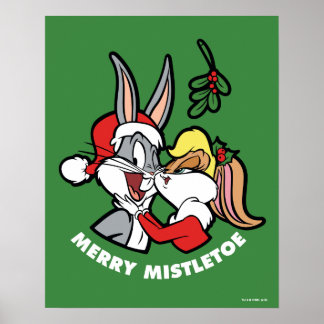 Poster BOGS BUNNY™ & Lola "Merry Mistletoe"