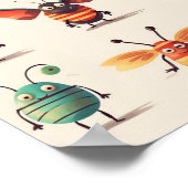 Poster bogue, créature, insecte, drôles de bogues (Coin)