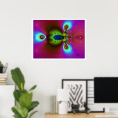 Poster Bogue fractale (Bureau à domicile)