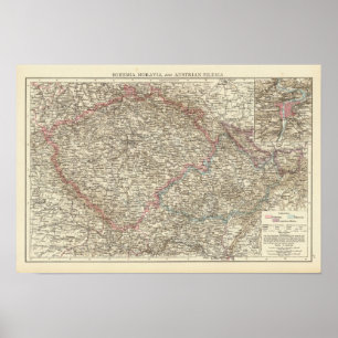 Poster Bohême, Moravie, Silésie autrichienne 2