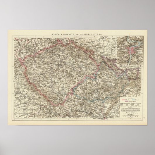 Poster Bohême, Moravie, Silésie autrichienne 2 (Devant)