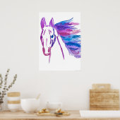 Poster Bohème Sauvage Du Cheval De Megaflora (Cuisine)