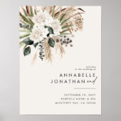 Poster bohemian botanical modern elegant foliage (Devant)