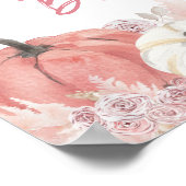 Poster Bohemian Fall in Love Citrouille Guest Book (Coin)