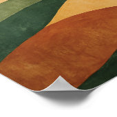 Poster Boho Abstract Landscape Earth Tone Desert (Coin)