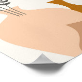 Poster Boho Abstrait (Coin)