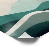 Poster Boho Abstrait (Coin)