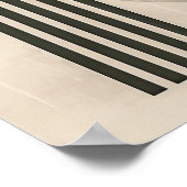 Poster Boho Abstrait géométrique (Coin)