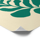 Poster Boho Abstrait Matisse Terme botanique moderne (Coin)