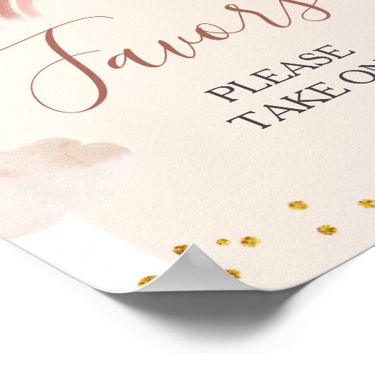 Poster Boho Arc-en-ciel n'est-elle pas des faveurs d'anni (Coin)