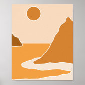 Poster boho art moderne mur Imprimer (Devant)