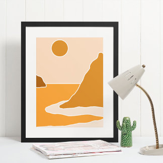 Poster boho art moderne mur Imprimer