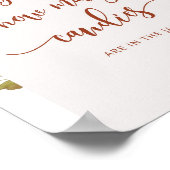 Poster Boho automne citrouille floral deviner combien de (Coin)