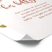 Poster Boho automne quelle taille est maman's ventre jeu  (Coin)