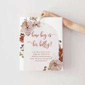 Poster Boho automne quelle taille est maman's ventre jeu 