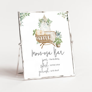 Poster Boho Baby Baby shower bébé Maman Osa Bar